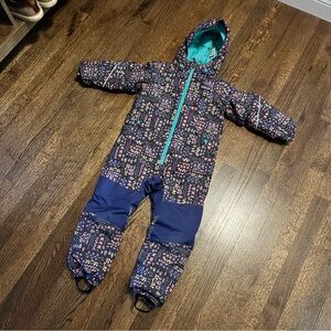 4T Toddler Baby Snow Pile One-Piece Snowsuit